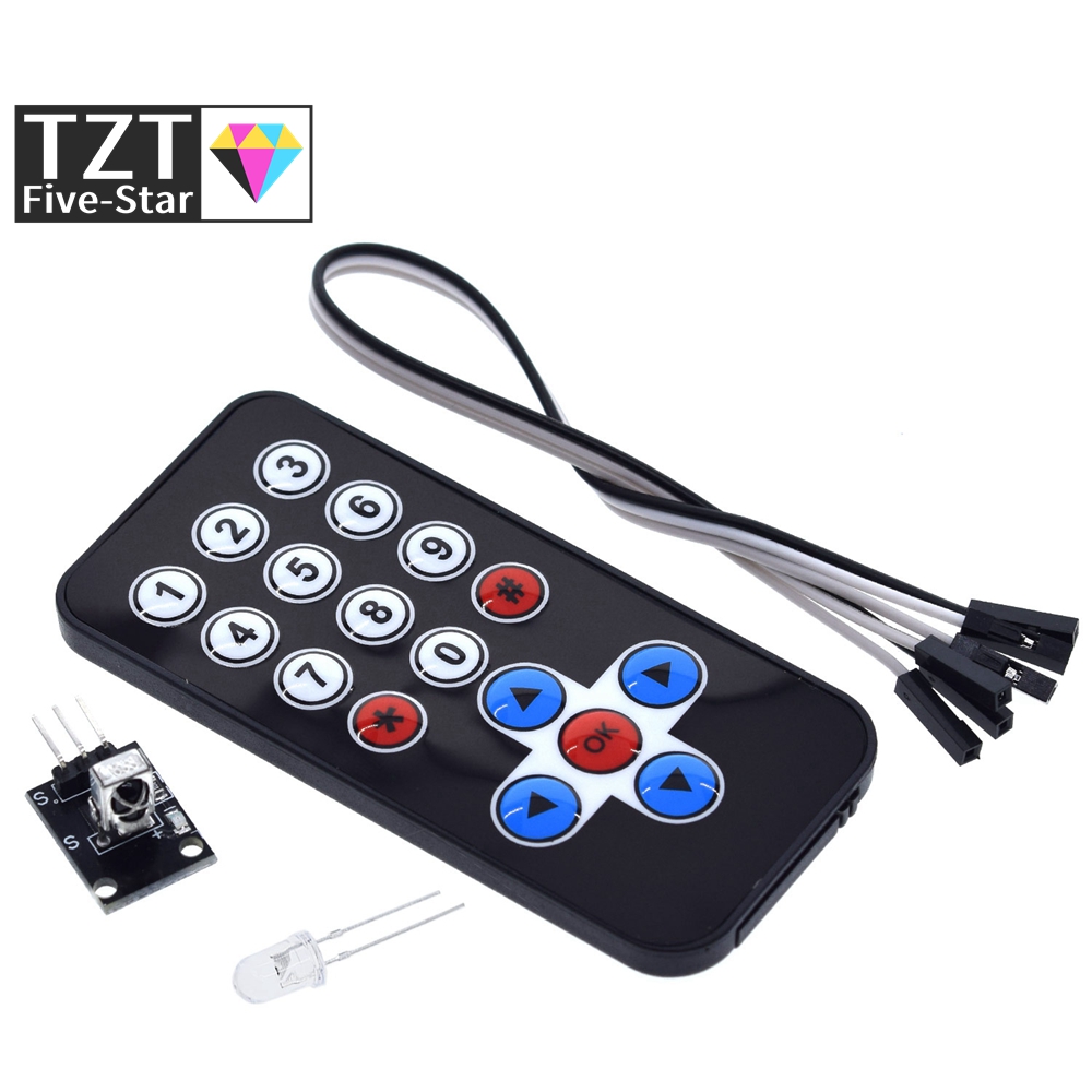 Smart Home Kit For Arduino - TZT 1/3Set Infrared Remote Control Module