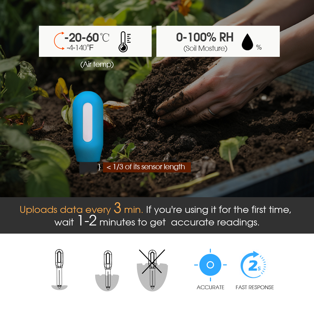 Smart Zigbee Soil Sensor for H - Smart Home Devices ulasan dan harga