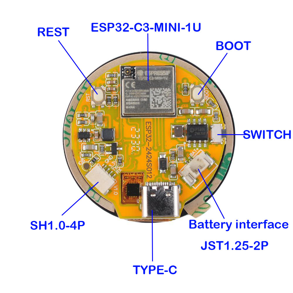 ESP32 Display 1.28 inch ESP32- - Smart Home Kit For Arduino ulasan dan harga