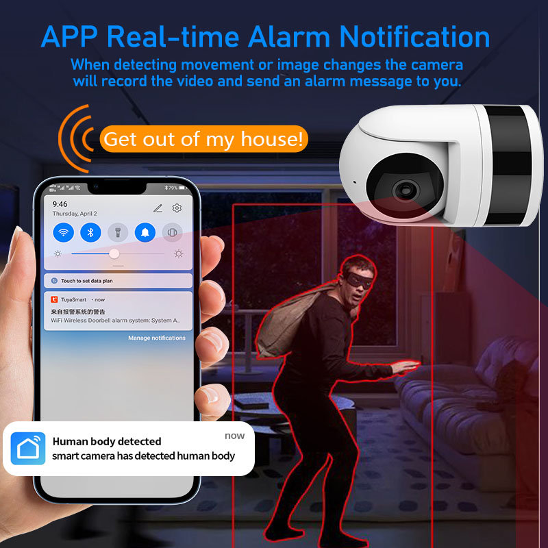 Tuya WiFi Security Camera 4MP  - Smart Home Battery Camera Ezviz ulasan dan harga