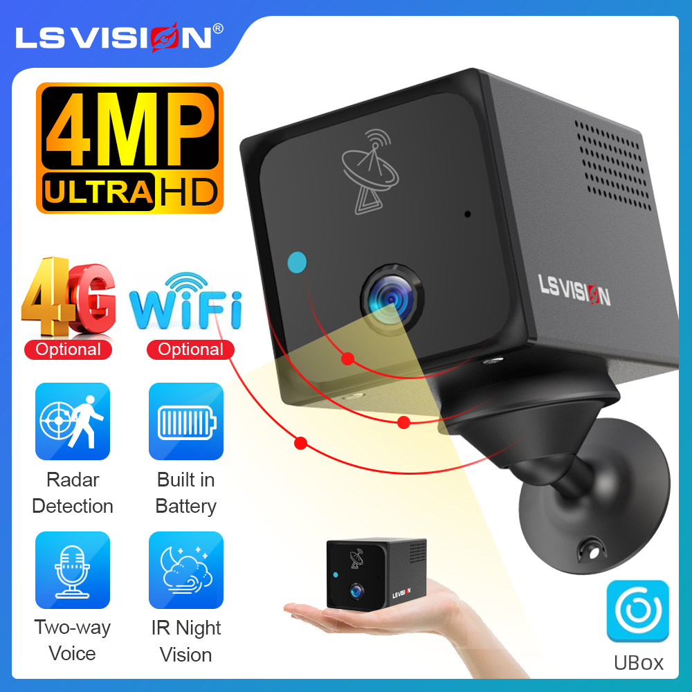 LS VISION 4MP 4G Mini Camera W - Smart Home Battery Camera Ezviz ulasan dan harga