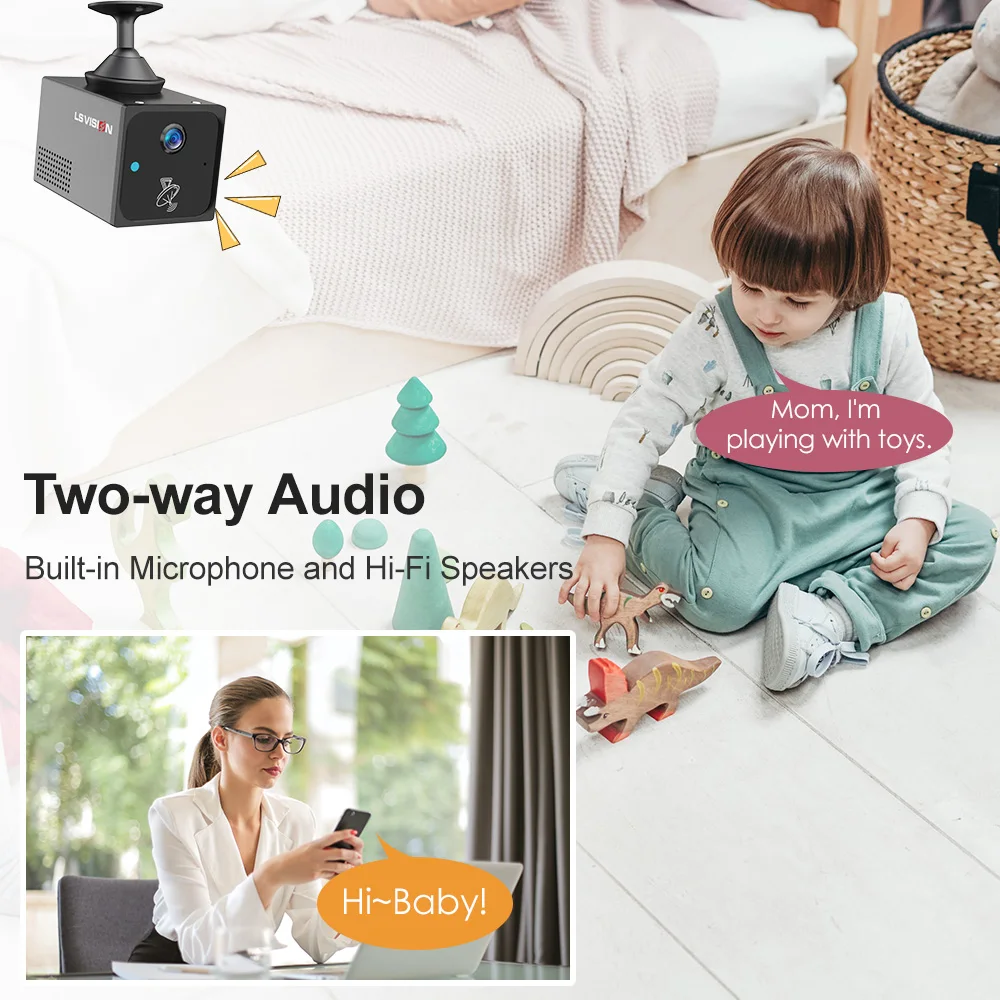 LS VISION 4MP 4G Mini Camera W - Smart Home Battery Camera Ezviz ulasan dan harga