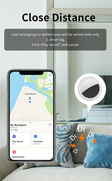 JSPTEC Security Bluetooth Tag  - Smart Home Hub Apple ulasan dan harga