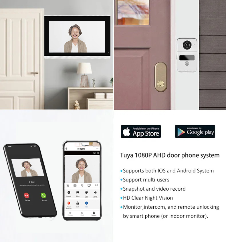 Support Tuya App 4 Wire Digita - Smart Home Battery Camera Ezviz ulasan dan harga