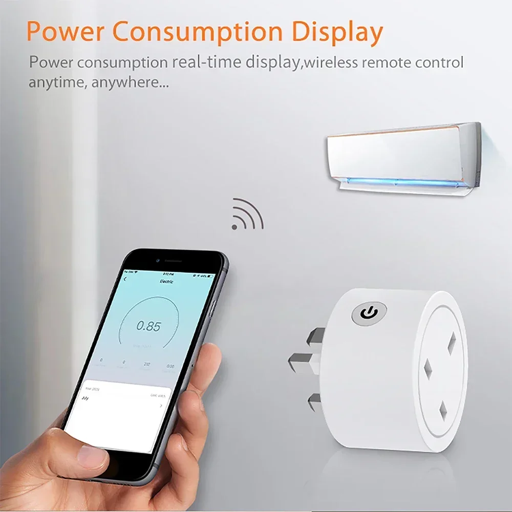 Zigbee Smart Plug 16A UK Socke - Smart Home Energy ulasan dan harga