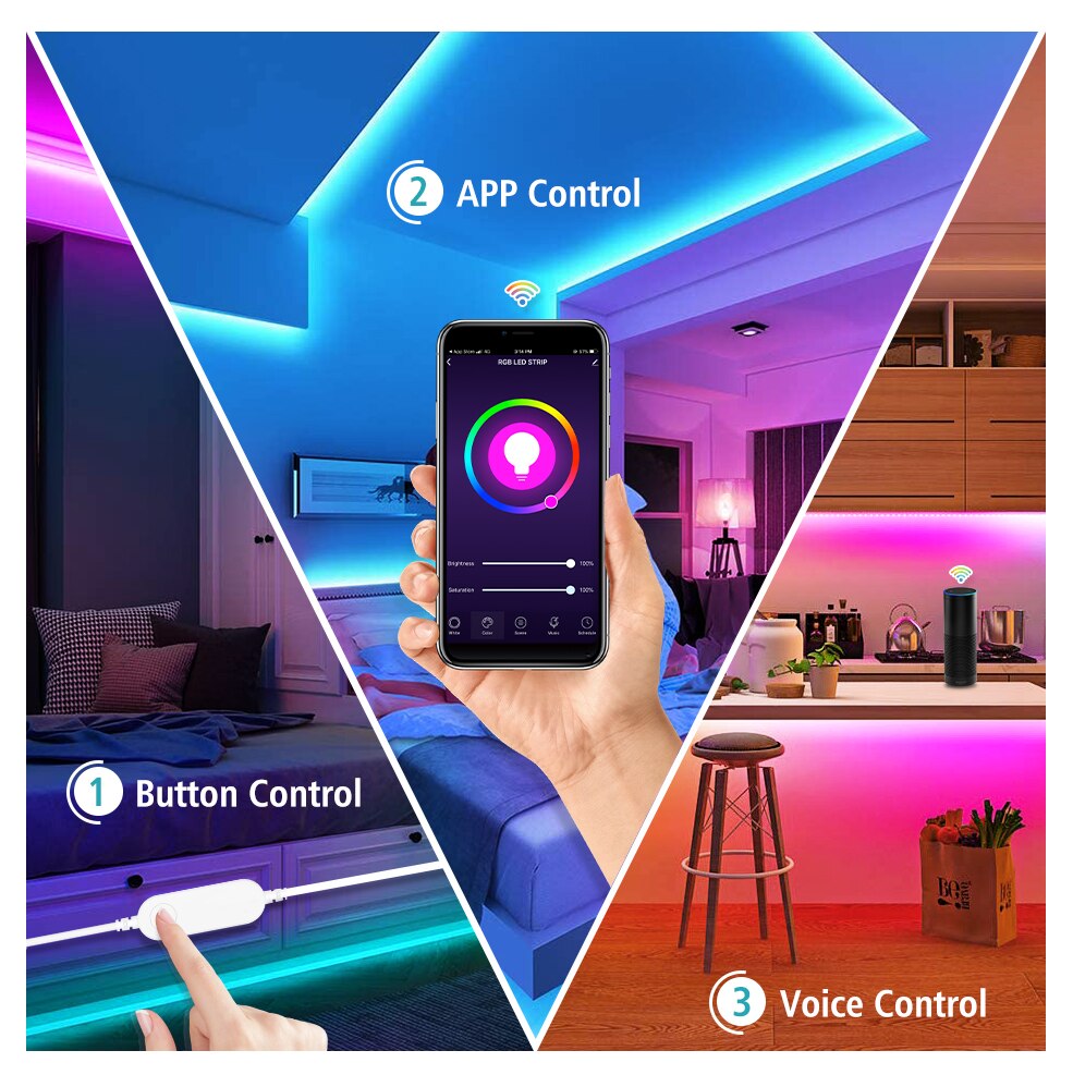 Tuya Zigbee Smart Led Lights F - Smart Home Llm ulasan dan harga