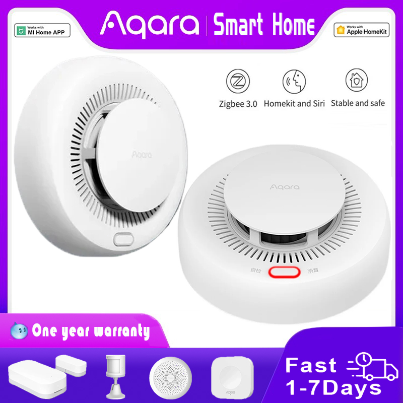 New Aqara Smoke Detector Zigbe - Smart Home Hub Apple ulasan dan harga