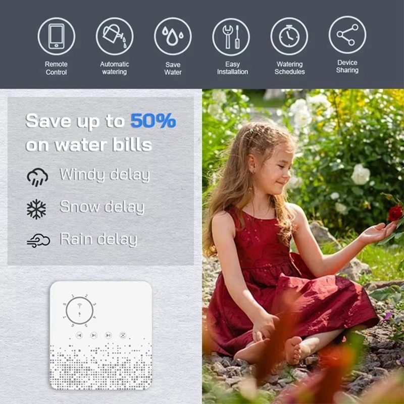 Tuya WiFi Smart Sprinkler Cont - Smart Home Devices ulasan dan harga