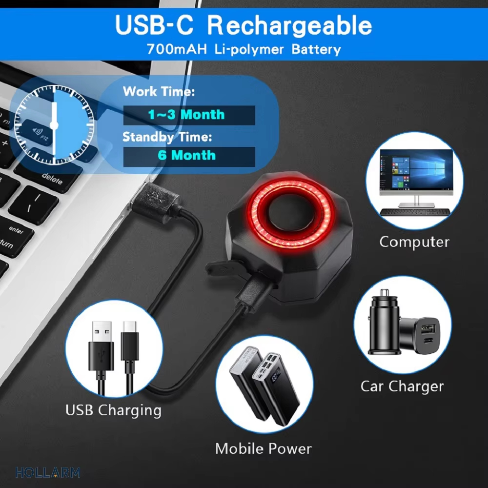 Hollarm Smart Bike Taillight A - Smart Home Hub Apple ulasan dan harga