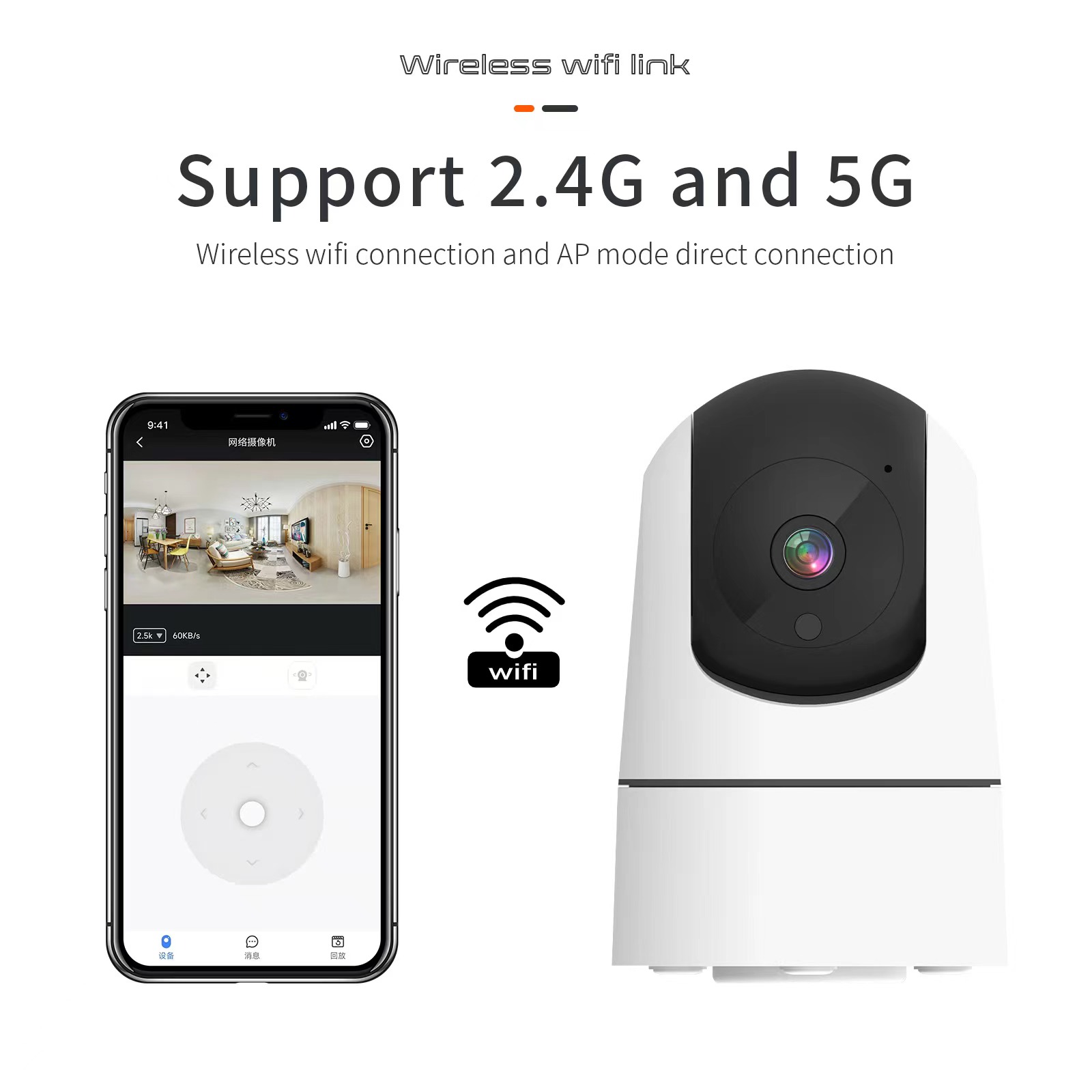 Tuya 5G WiFi IP Camera Indoor  - Smart Home Battery Camera Ezviz ulasan dan harga