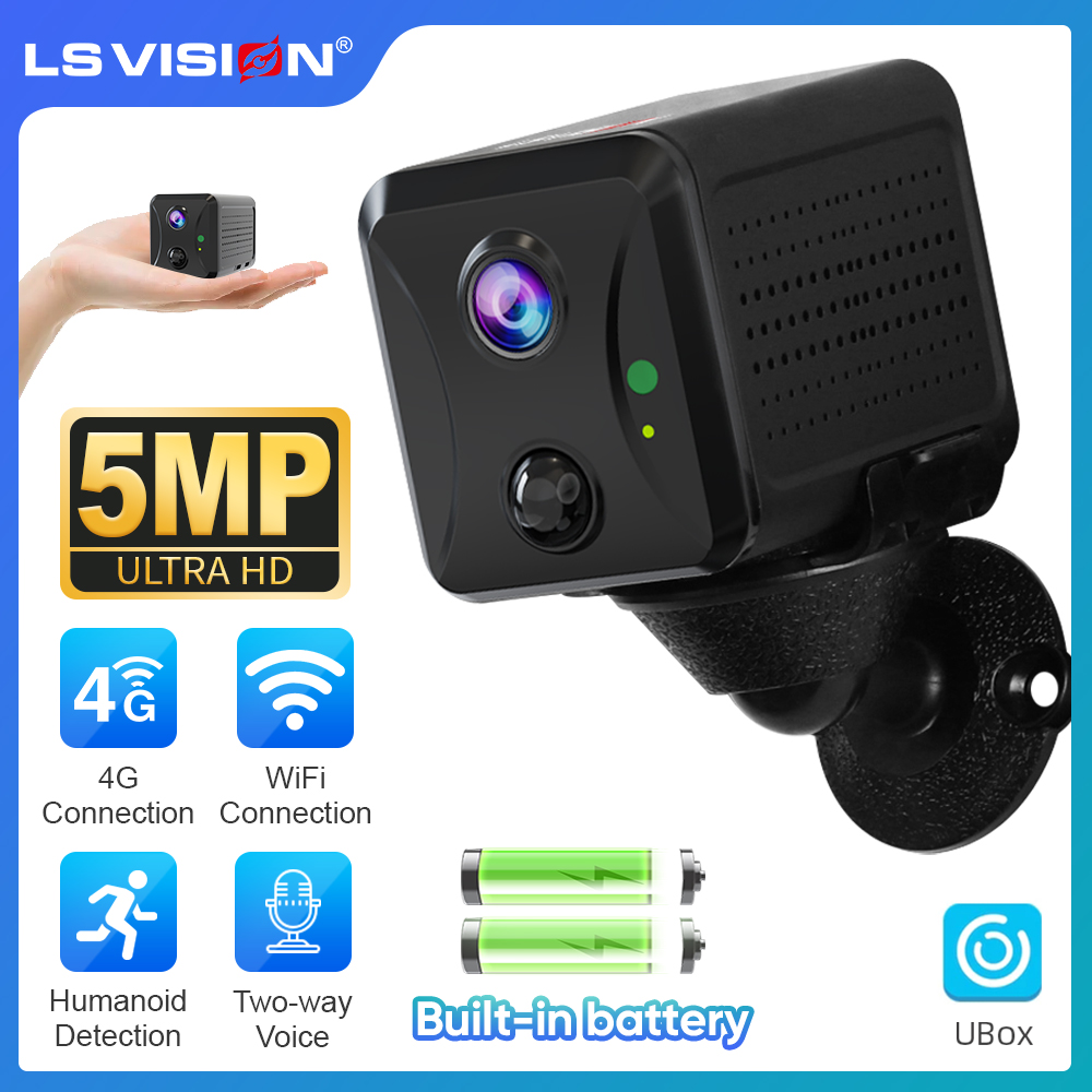 LS VISION 5MP 4G Mini CCTV Cam - Smart Home Battery Camera Ezviz ulasan dan harga