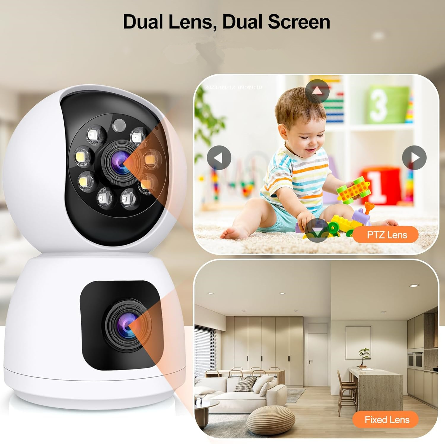 ANSVICAM Tuya Smart 4K 8MP Dua - Smart Home Battery Camera Ezviz ulasan dan harga