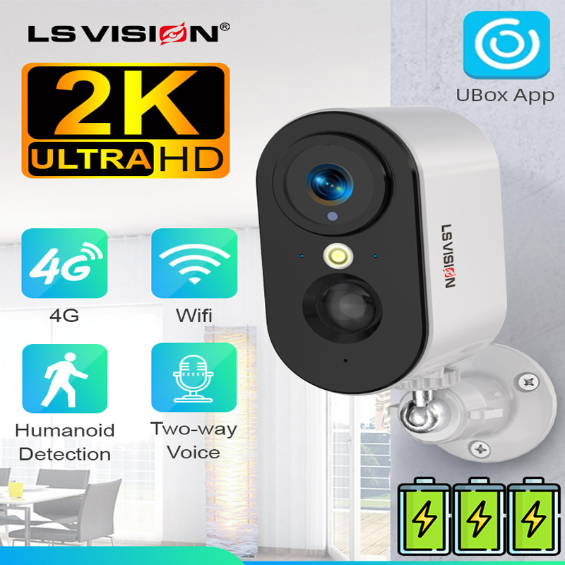LS VISION 2K 5MP 4G SIM Card C - Smart Home Battery Camera Ezviz ulasan dan harga