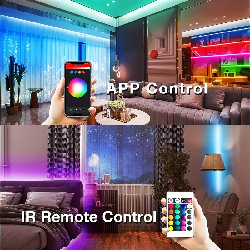 Smart Led Strip Lights Music S - Smart Home Llm ulasan dan harga