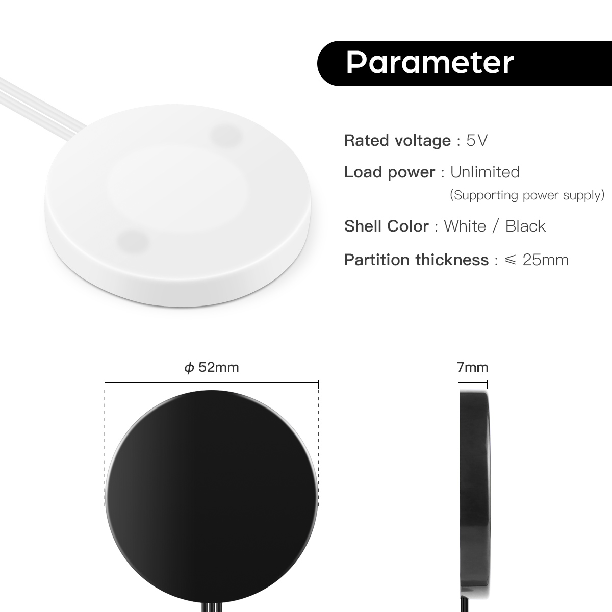 USB 5V Penetrable Wooden 20mm  - Smart Home Llm ulasan dan harga