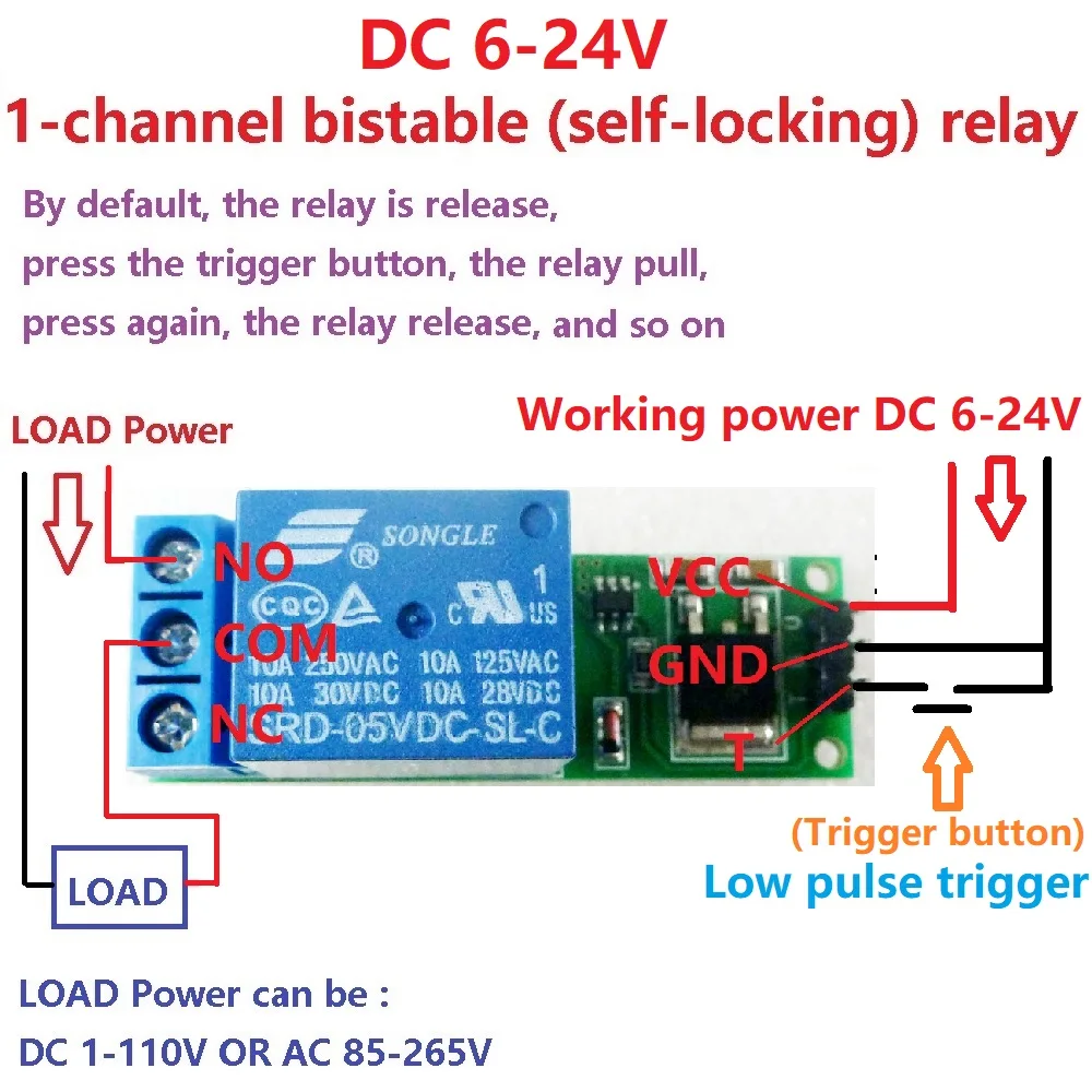 DC 6V 9V 12V 24V Flip-Flop Lat - Smart Home Kit For Arduino ulasan dan harga