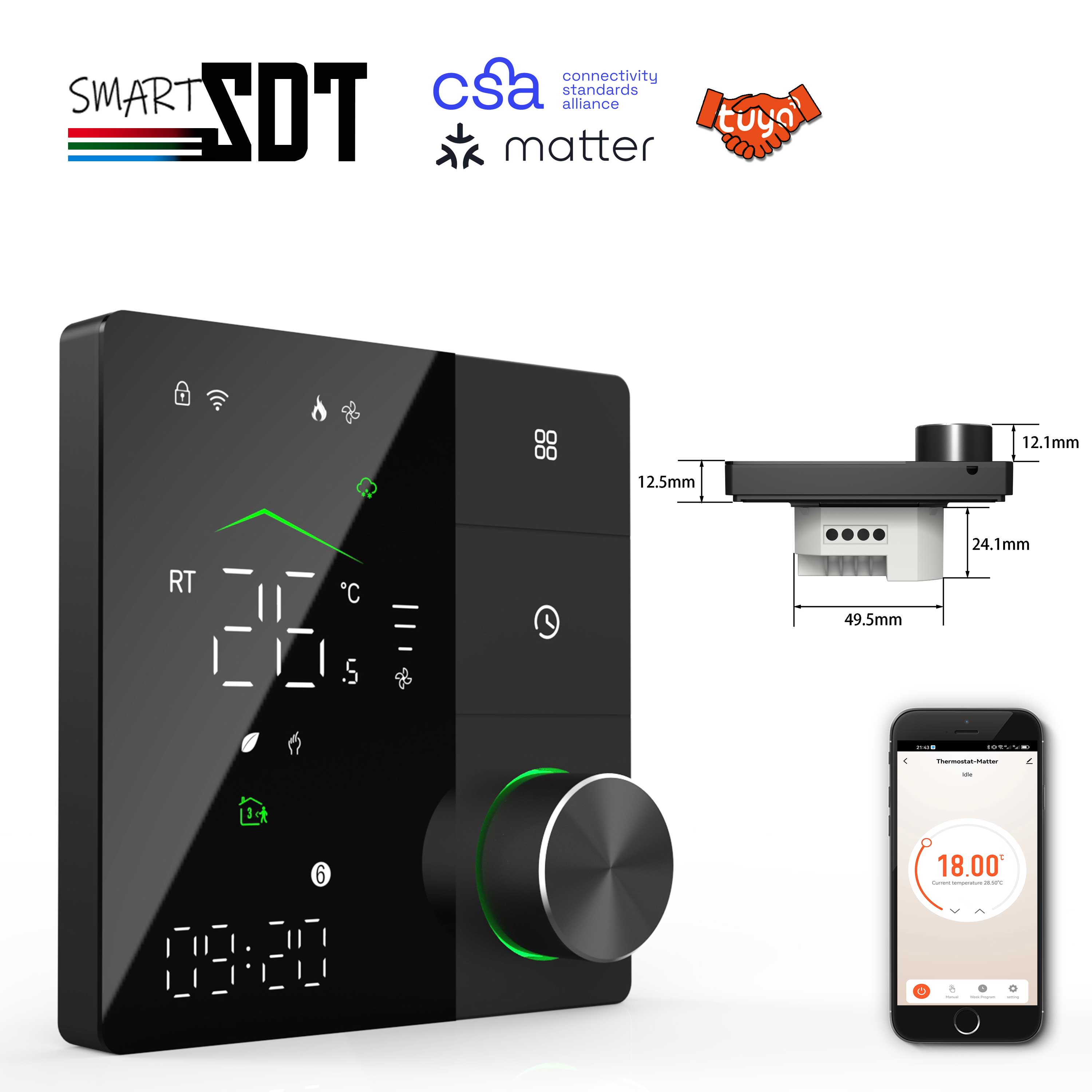 24V 110V 220V Heating Thermost - Smart Home Hub Apple ulasan dan harga