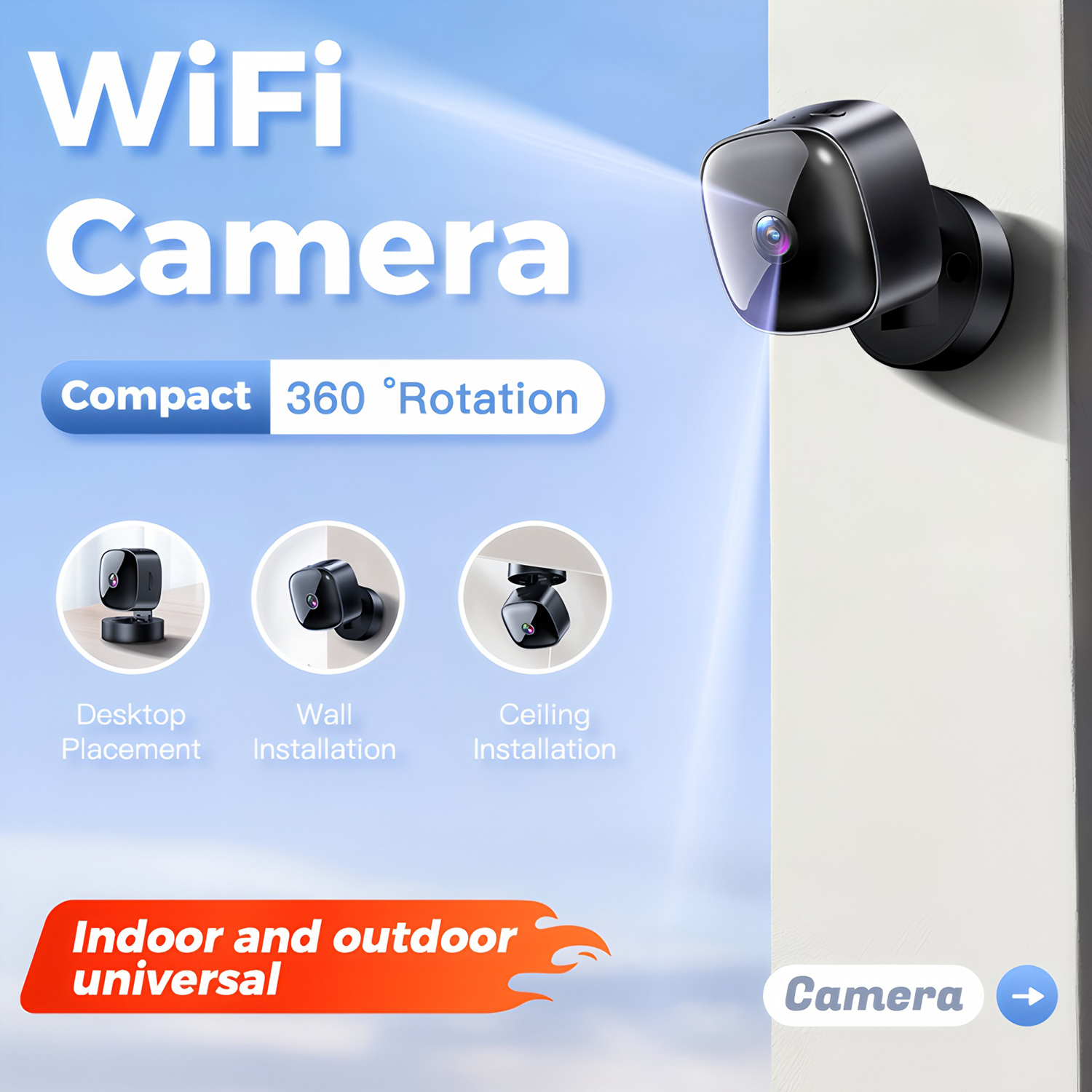 A9 1080P HD Wifi Mini Surveill - Smart Home Battery Camera Ezviz ulasan dan harga