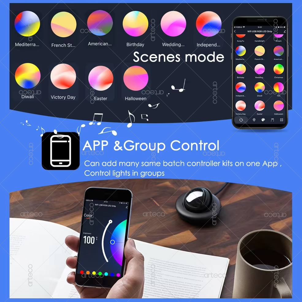 Smart Zigbee RGB Led Light Str - Smart Home Llm ulasan dan harga